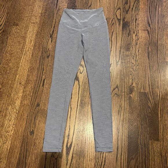 Zella black and white striped women's exercise athletic legging pants - XS - Picture 11 of 11